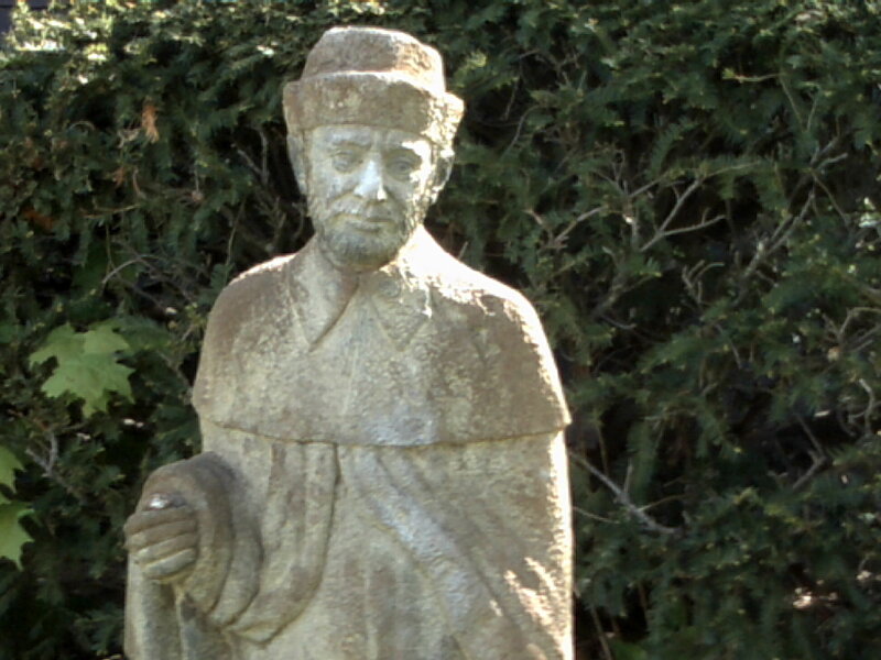 stone statue of a man