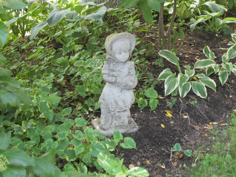 Stone Statue of Child