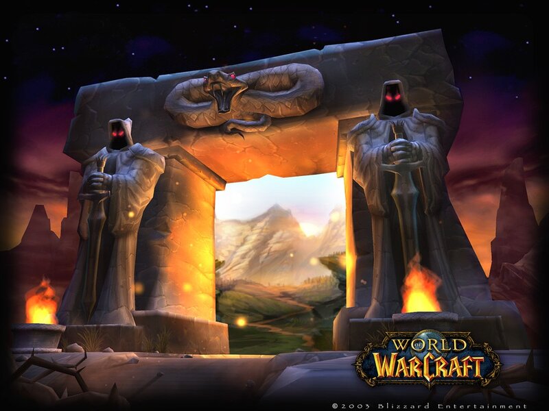 Stone Statues at Gateway