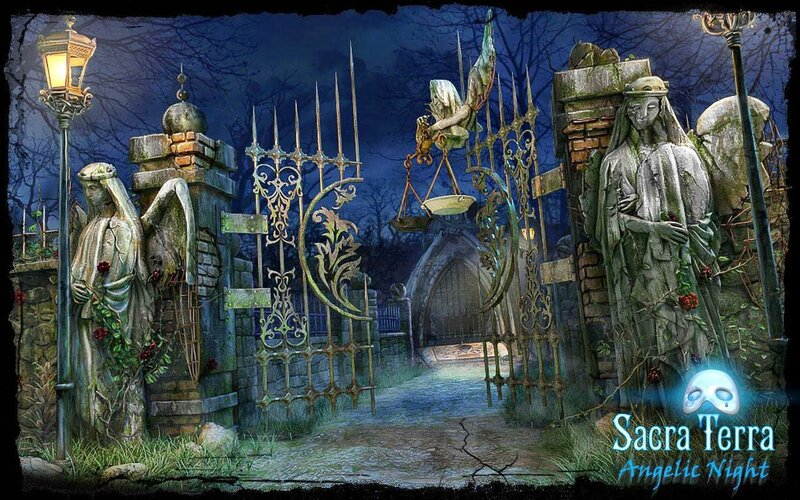 Stone Statues at Graveyard Gate
