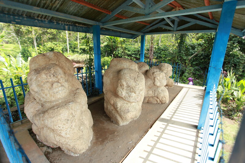Stone Statues in Shelter