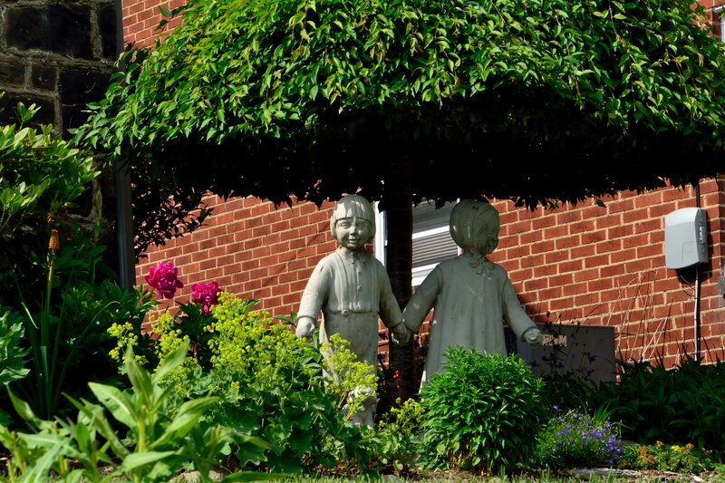 Stone Statues of Children