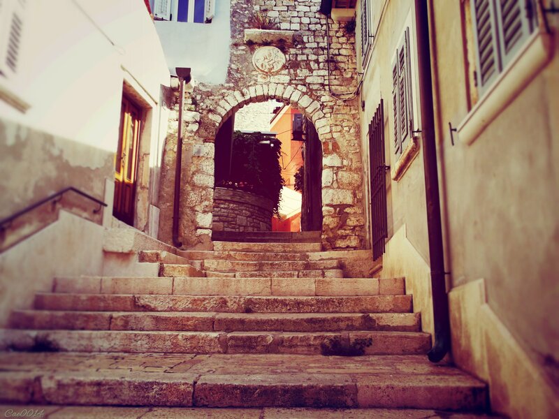Stone Steps and Archway