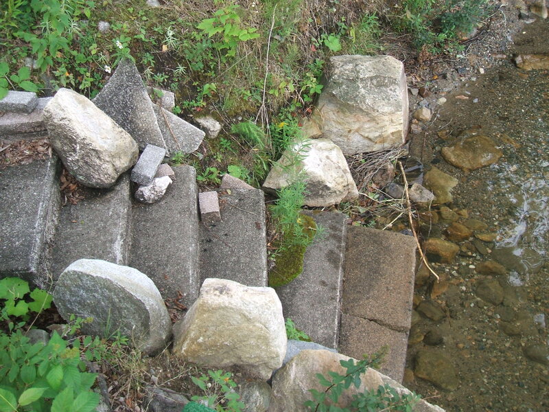 Stone Steps by Stream