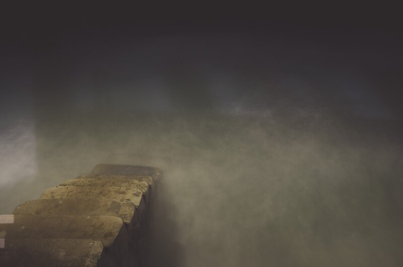 Stone Steps in Fog