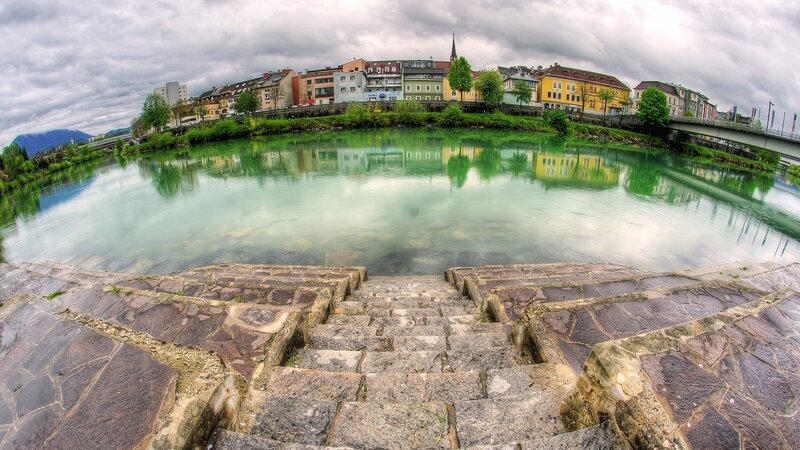 Stone Steps to River