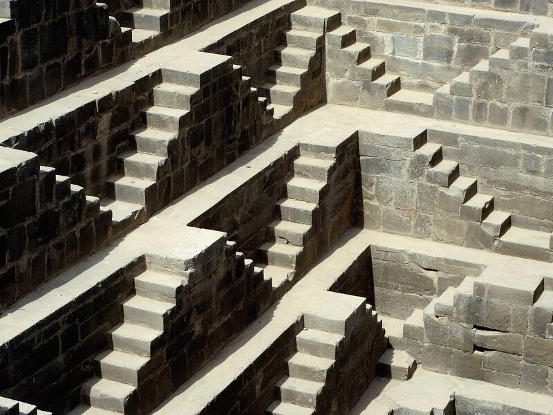 Stone Stepwell Structure