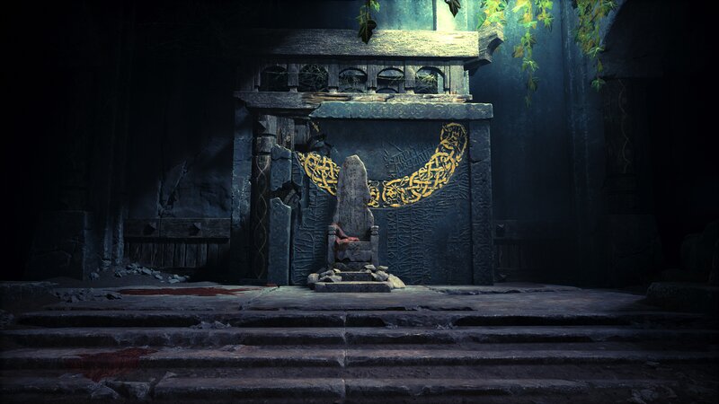 Stone Throne in Ruin