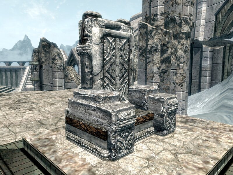 Stone Throne in Ruins