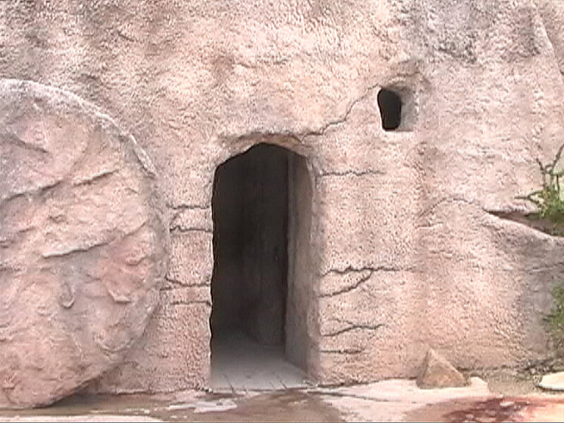 stone tomb entrance