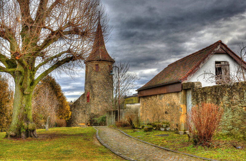 Stone Tower and Cobble Path