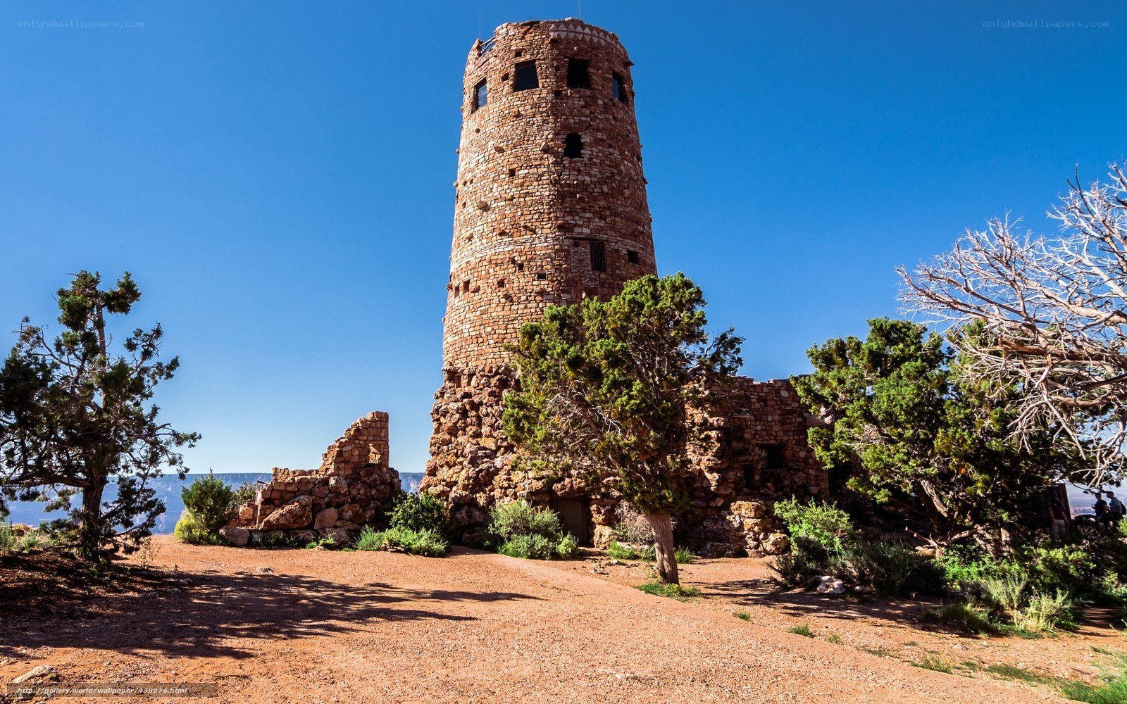 Stone tower at Grand Canyon