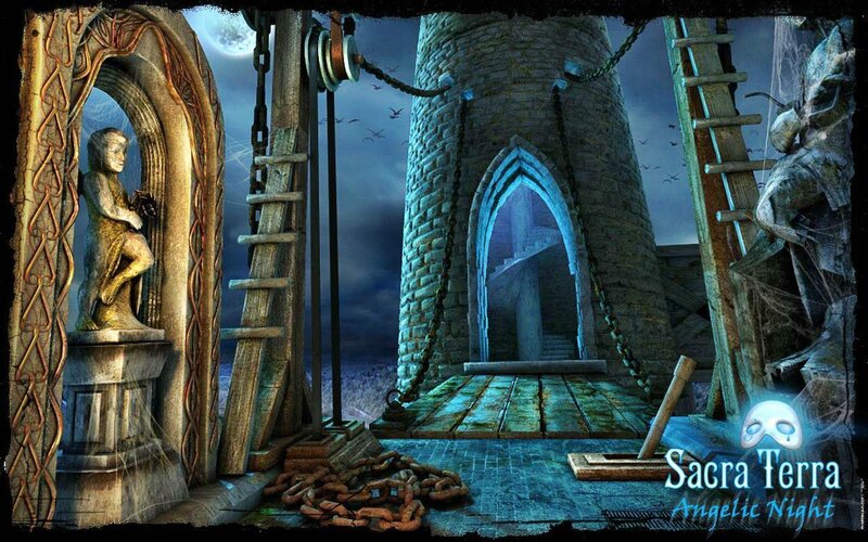 Stone Tower at Night