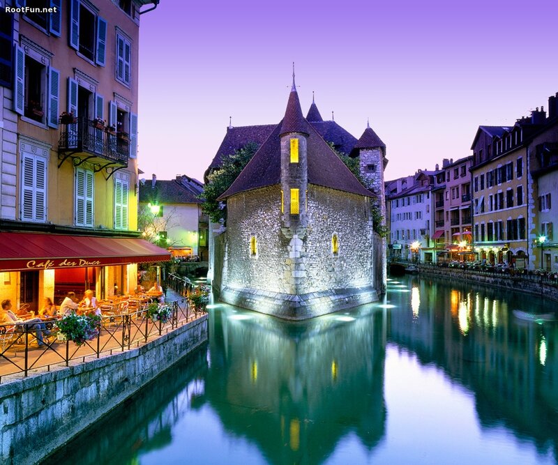 Stone Tower in Canal