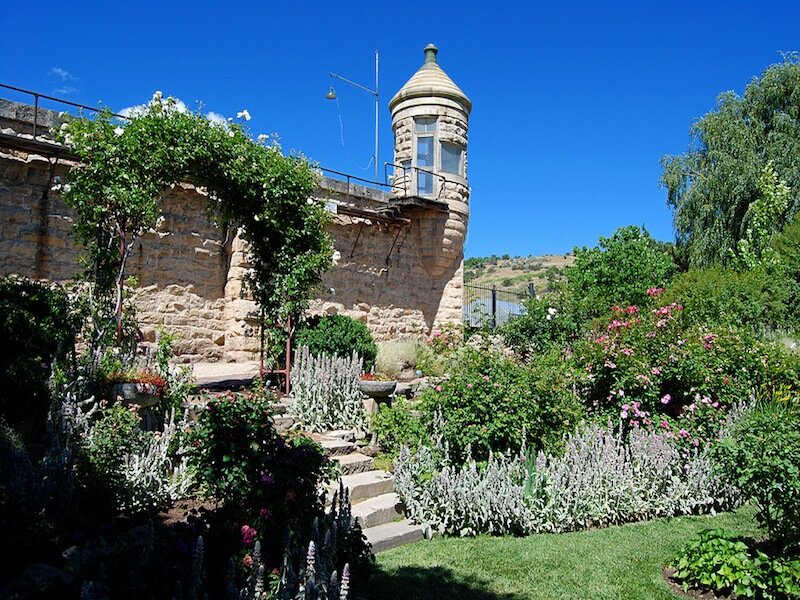 Stone Tower in Garden