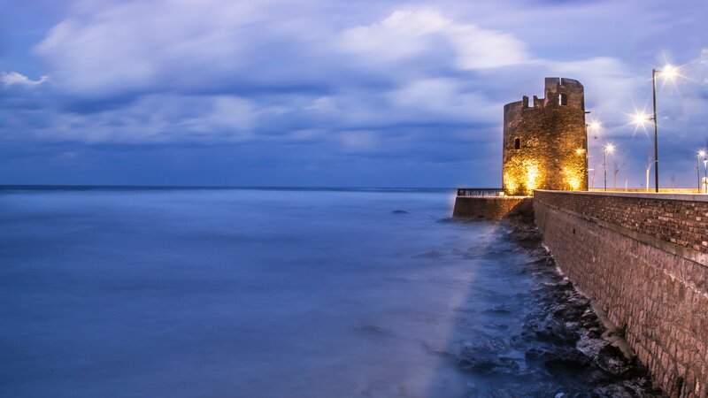 Stone Tower on Pier