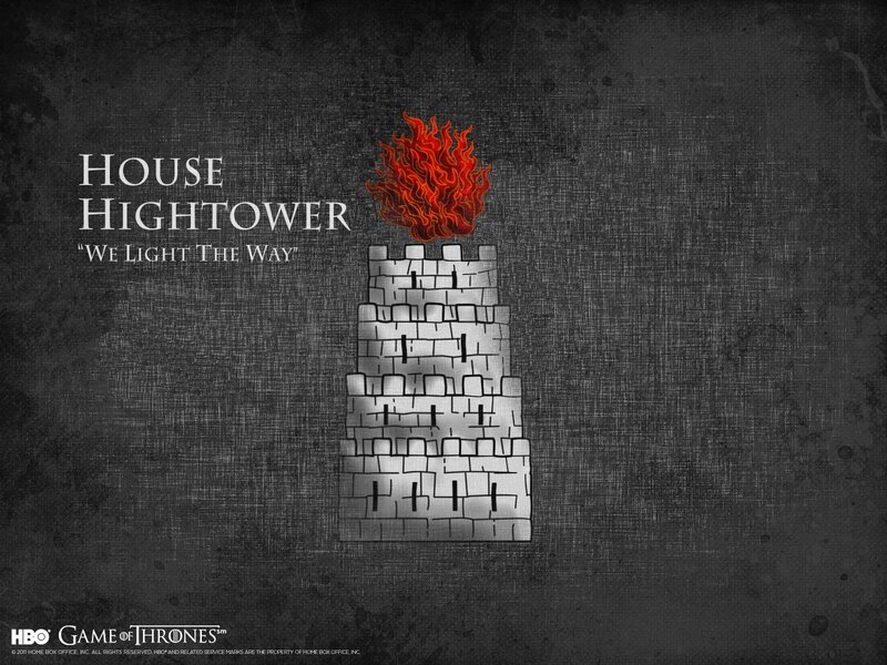 Stone Tower with Flame