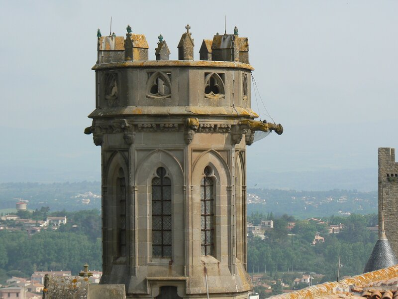 Stone Tower with Gargoyles