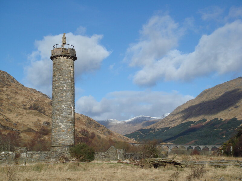 Stone Tower with Statue