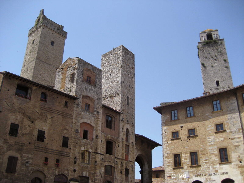 Stone Towers in Town