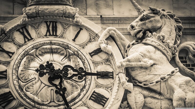 Stone Unicorn Statue