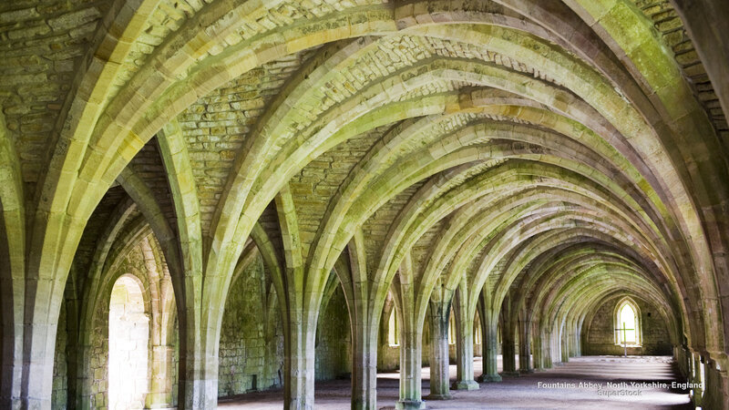 Stone Vaulted Ceiling — Green