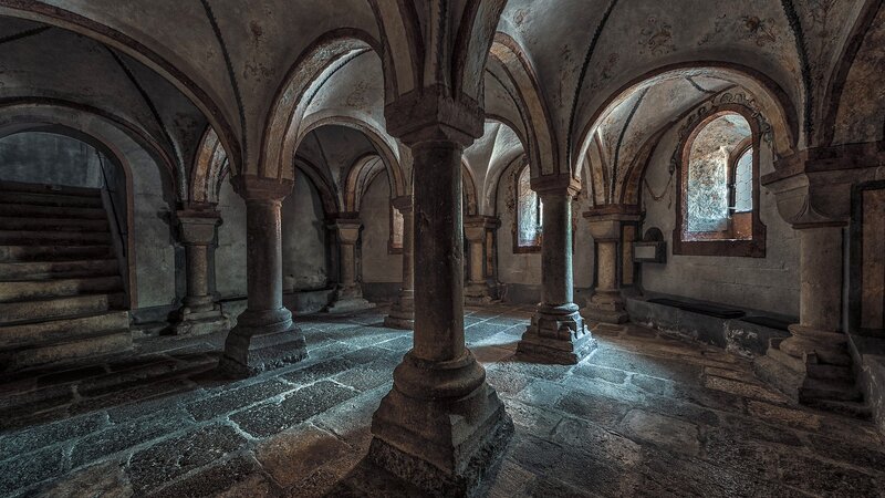 Stone Vaulted Hall