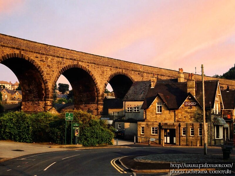 Stone Viaduct and Buildings
