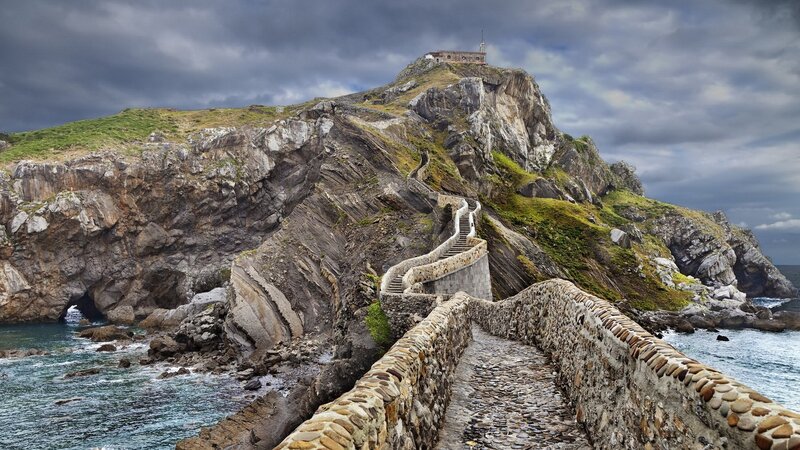 Stone Walkway to Lighthouse