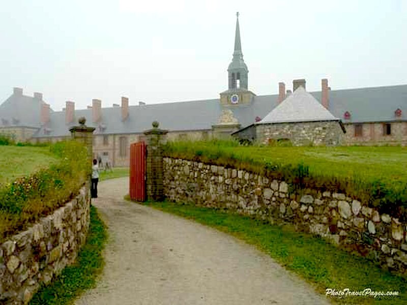 Stone Wall and Red Gate