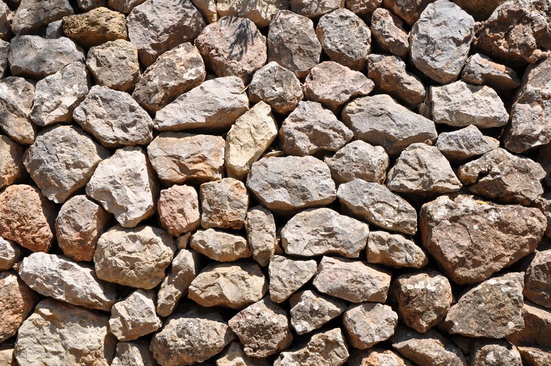 Stone Wall Construction — Gray