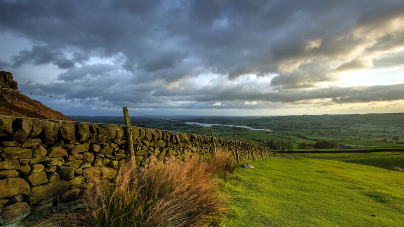 Stone Wall in Countryside