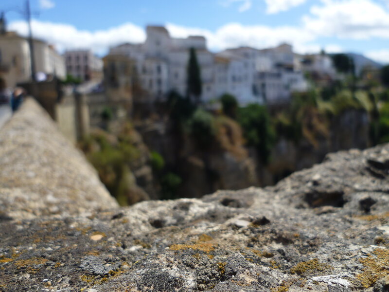 Stone Wall in Town
