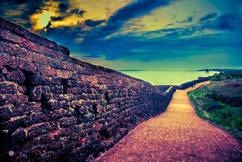 Stone Wall Path to Sea