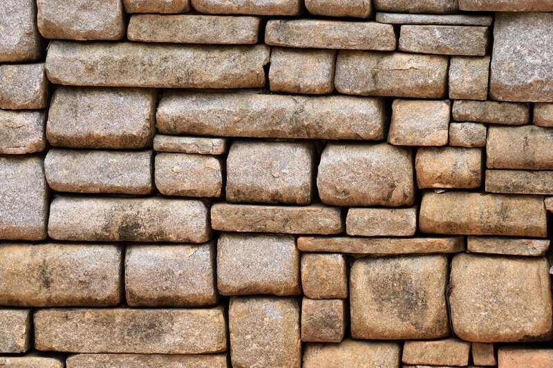 Stone Wall Texture — Brown, Neutral, Photograph, Stones, Bricks