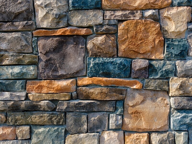 Stone Wall Texture — Brown