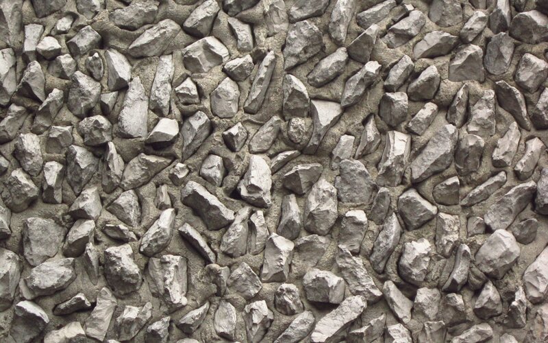 Stone Wall Texture — Gray, Neutral, Photograph, Stones, Concrete