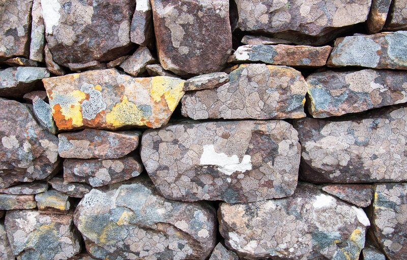 Stone Wall Texture — Gray, Textured