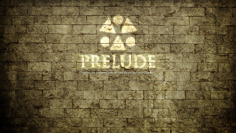 Stone Wall with Logo