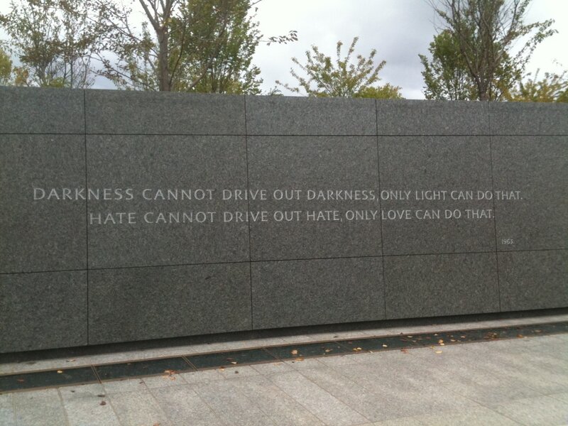 Stone Wall with Quote
