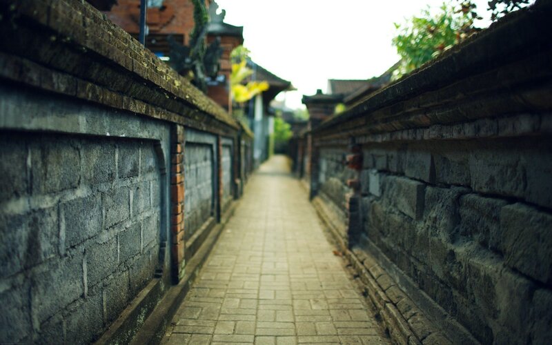 Stone-walled Alleyway