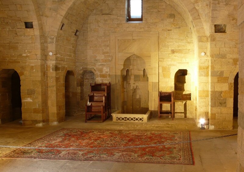 Stone-walled prayer room