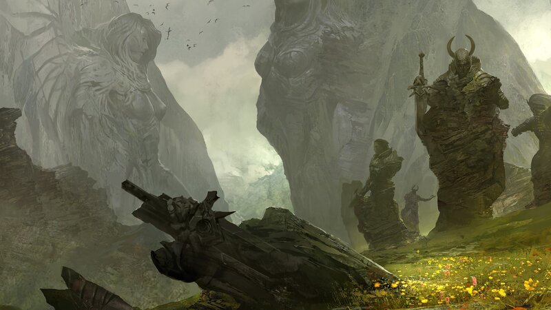 Stone Warriors in Valley