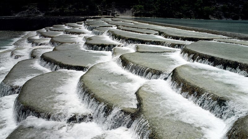 Stone Water Steps — Gray