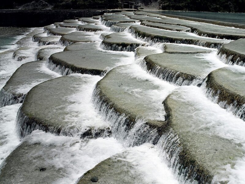 stone water steps
