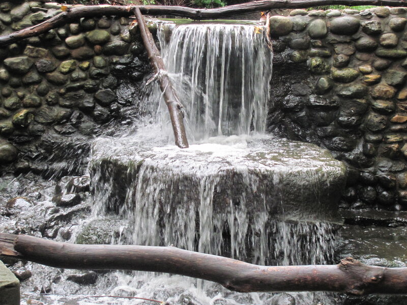 Stone Waterfall with Cascade