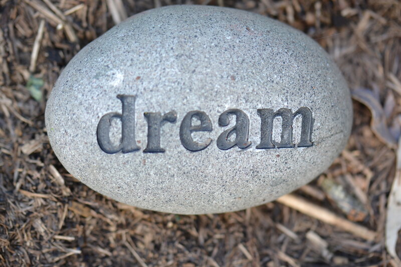 Stone with Engraved Word