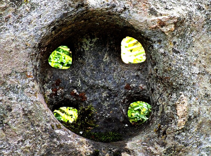 Stone with Four Holes