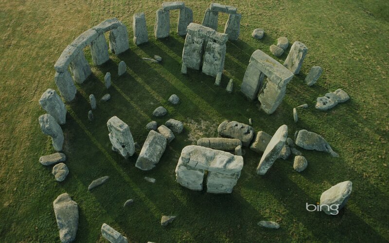 Stonehenge aerial view