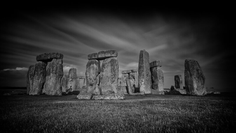 Stonehenge at dusk